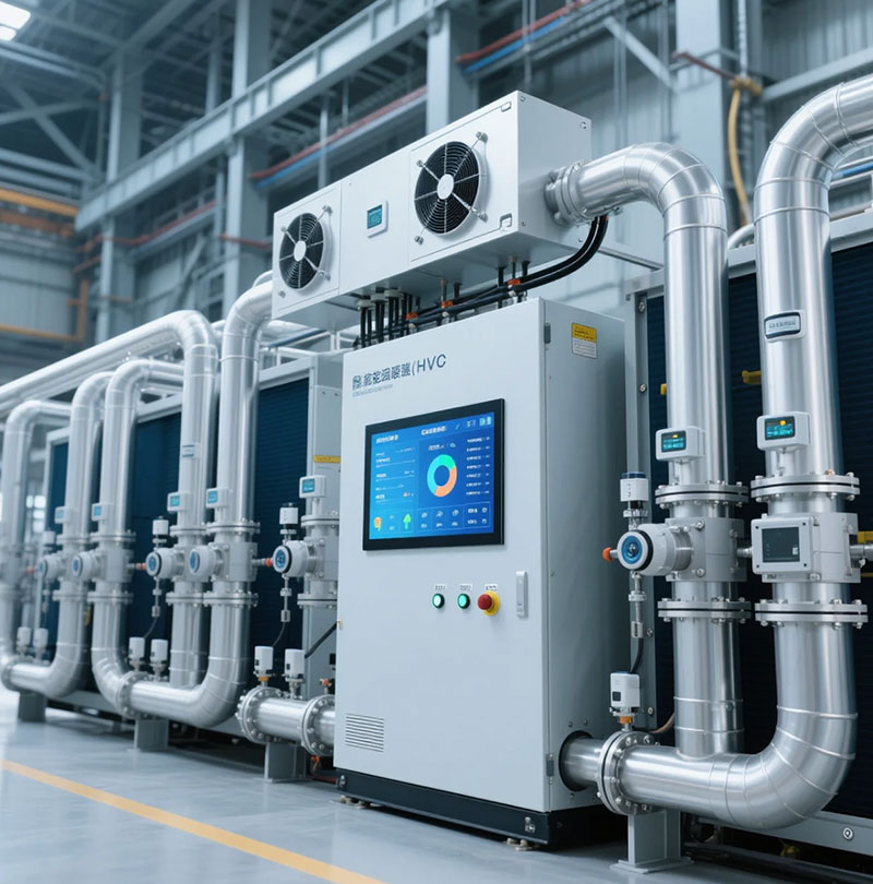 Smart HVAC systems with sensors and automated controls