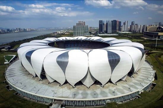 space truss structure in sports stadium construction space truss structure in sports stadium construction