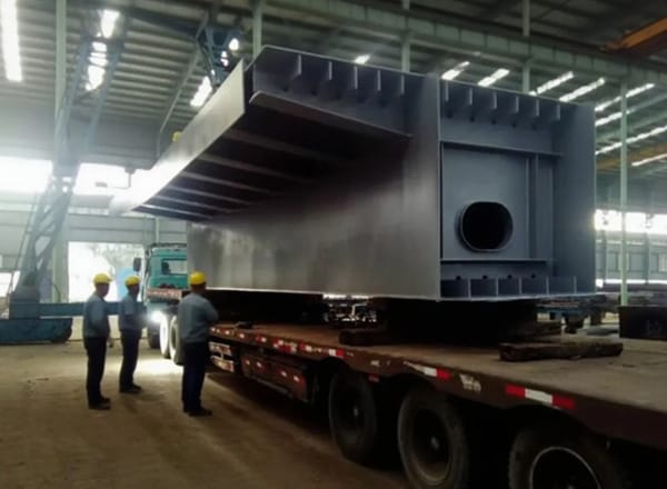 Delivery of Steel Structure in Sections